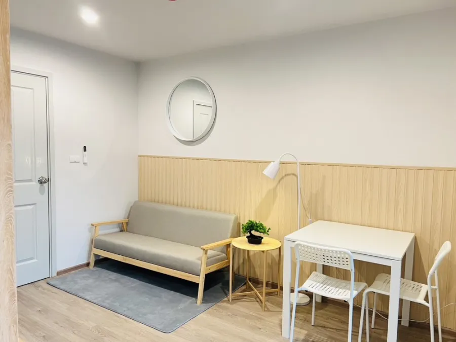 ให้เช่า Hi condo Chaengwattana 19 ตกแต่งมินิมอล มีความเป็นส่วนตัว ระเบียงห้องไม่ชนกับใคร จองเลย