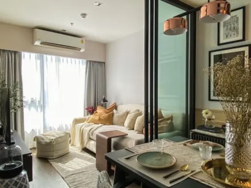 FOR RENT LIFE LADPRAO Valley ชั้น 22 One bed plus ห้องแต่งสวย สไตล์โมเดิร์น รีบจับจองเลยจร้า