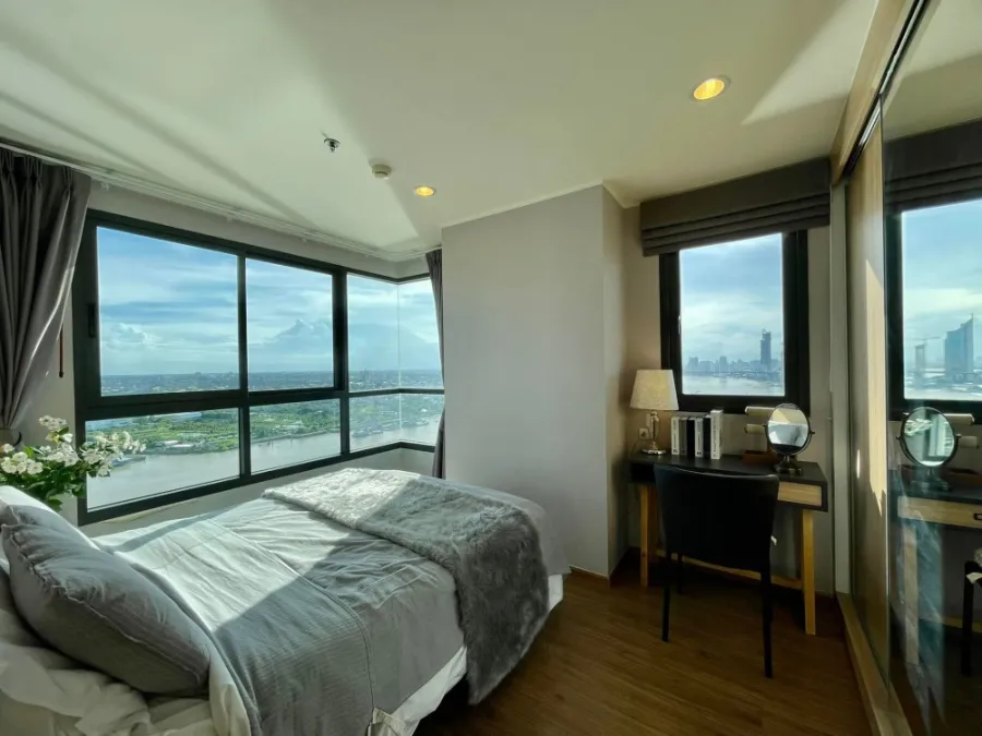 Condo for sale or rent U Delight Residence Riverfront Rama 3, 29th floor, good view, 2 bedrooms, ready to move in. Book now.