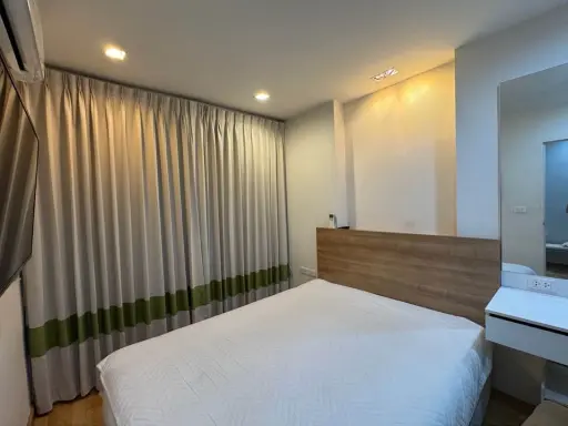 For sale, for rent, Casa Condo Asoke-Din Daeng, high floor, white room, comfortable to the eyes, complete with furniture, you can't miss it. images