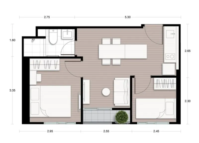 ขายดาวน์ NUE District R9 ห้อง 1 Bed plus ห้องมุมมีควงามเป็นส่วนตัว รีบมาเป็นเจ้าของด่วน