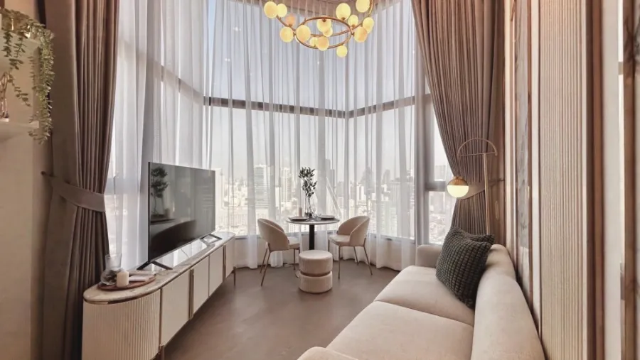 ให้เช่า PARK ORIGIN CHULA SAMYAN ชั้น 31 ห้องตกแต่งสไตล์ Minimal LUXURY วิวสวย ห้องมุม ห้ามพลาด