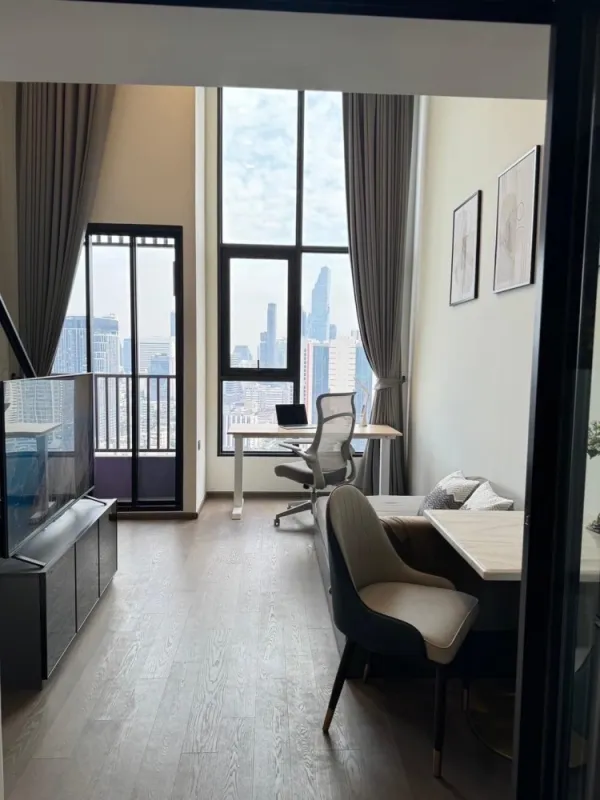 For sale rent Condo Park Origin Chula Samyan Duplex ตกแต่งน่าอยู่ วิวสวยสุดๆ จองเลยจ้า พลาดไม่ได้