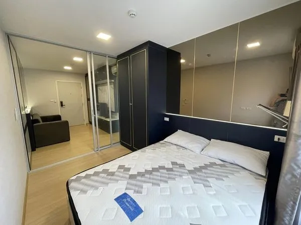 For rent, Plum Condo Rangsit Alive Phase 2, 5th floor, Building A, pool view, beautiful room, nice to live in. Hurry and reserve now. Don't wait.