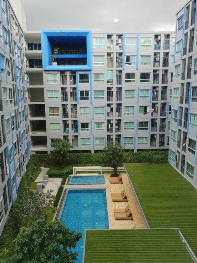 Condo for rent, The Kith Plus Sukhumvit 113, 5th floor, convenient transportation, near BTS, don't wait, book now!!