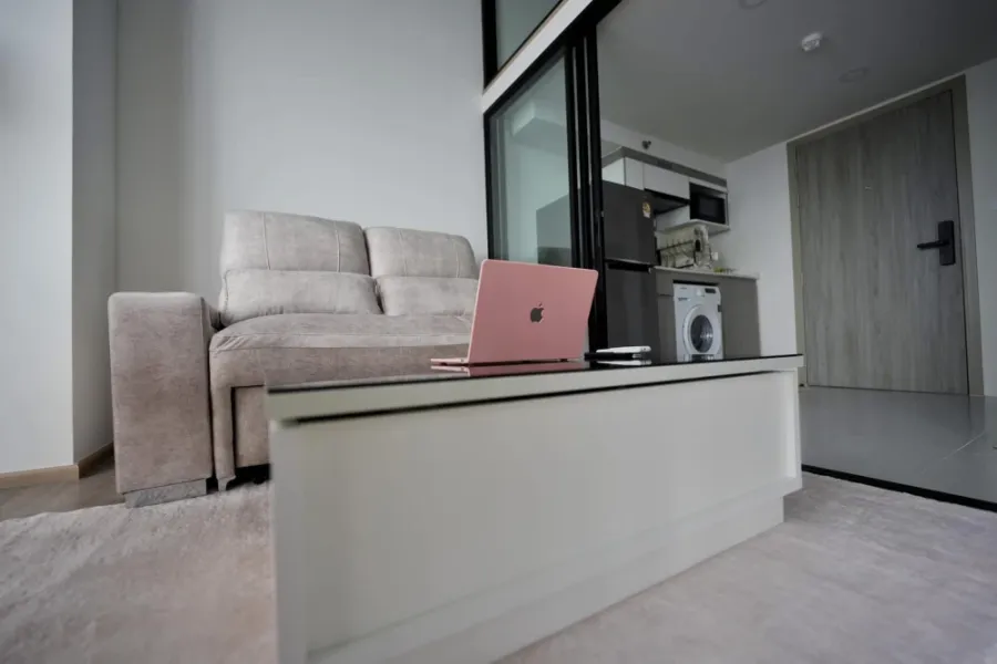 ให้เช่า Origin Plug & Play Nonthaburi Station ชั้น 8 ห้องมุม แต่งครบ น่าอยู่ จองเลย ห้ามพลาด
