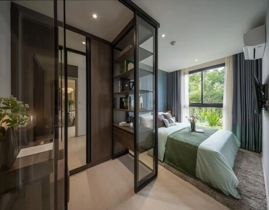 Selling down payment New Cross Khu Khot Station, corner room, good project, great location. Interested in owning it? Hurry and reserve now. Don't miss