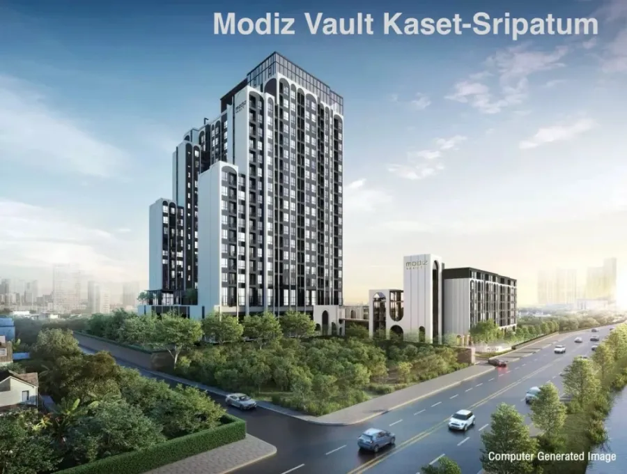 ขายดาวน์ Modiz Vault Kaset Sripatum ห้อง Type S ราคาเบาๆ แต่ได้พื้นที่เท่าห้อง 1 Bed ห้อง Fully Fitted จองเลย
