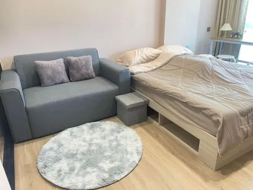 For rent Atmoz Flow Minburi ห้องแต่งพร้อมอยู่ เฟอร์ เครื่องใช้ไฟฟ้าครบ ราคาดีสุด ต้องรีบมาจองเลย images