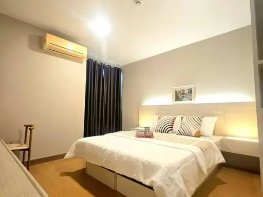 ขาย ให้เช่า Metro sky Ratchada ห้องตกแต่งแบบเรียบง่าย ด้วยเฟอร์นิเจอร์อย่างดี มาแต่ตัวเข้าอยู่ได้เลย