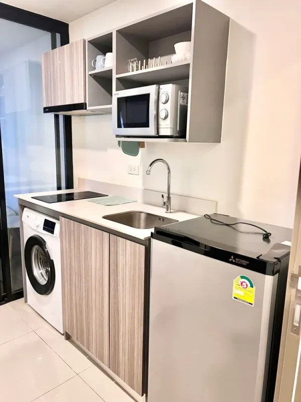 For rent Condo The origin Ramindra 83 station ห้องน่าอยู่ สิ่งอำนวยความสะดวกครบครัน รีบย้ายด่วน