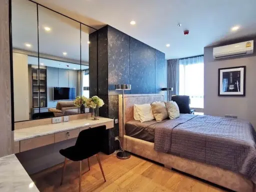 ให้เช่า ขาย คอนโด คิว ชิดลม เพชรบุรี ห้องแต่งน่าอยู่ ชั้นสูง Fully Furnished อย่ามัวมองให้รีบมาจอง images