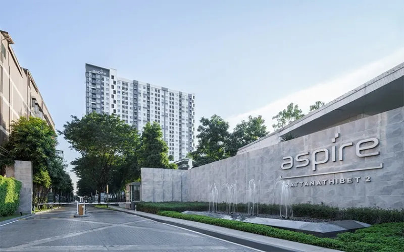 ขาย Aspire รัตนาธิเบศร์ 2 น่าอยู่ สิ่งอำนวยควาทสะดวกครบ ราคาคุ้มค่าสุดๆ ห้ามพลาดจ้า