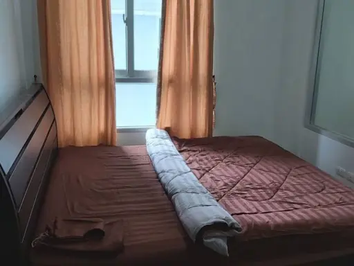 For Sale/Rent!! Condo The Parkland Ratchada-Thapra, room with furniture, 17th floor, pool view, book now!!