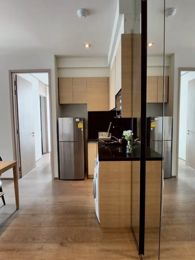 For rent: Park 24 Origin Phrom Phong, Building 4, 14th floor, 2 bedrooms, 1 bathroom, fully furnished, ready to move in