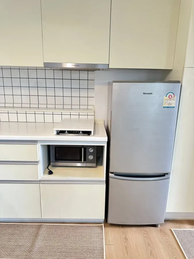 Condo for rent, SYM Vipha Ladphrao, nice room, fully furnished, appliances included, closed kitchen, well-built in, move in now!