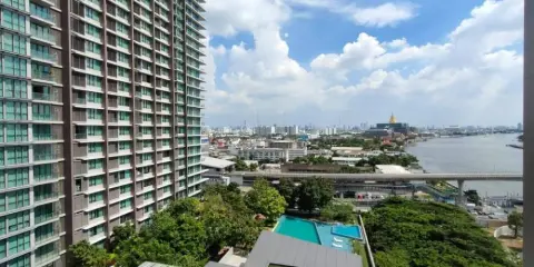 ว้าว ทำเลดีมาก ขาย คอนโด 333 Riverside วิวแม่น้ำเจ้าพระยาเลิศๆ ห้องมุมได้ความเป็นไพรเวทสุดๆ จองเลย