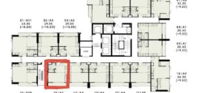 ขายดาวน์The Reserve พหล-ประดิพัทธ์ ห้อง loft ชั้น 11 ตำแหน่ง 15 (ทิศตะวันออก) เห็นวิวรถไฟฟ้า images