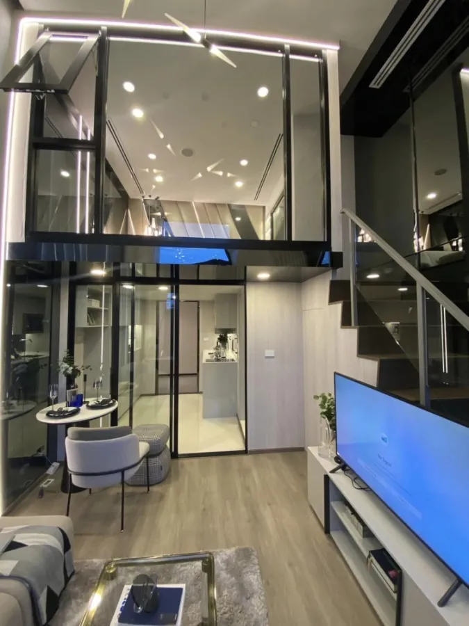 Down payment for sale, So Origin Kaset Interchange, Luxury Duplex, fully decorated, fully furnished, don't miss it.