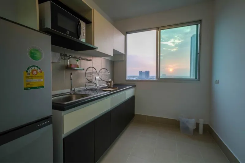 For rent Supalai City Resort Phranangklao Station ห้องพร้อมอยู่ ครบจบที่เดียว รีบมจองด่วน