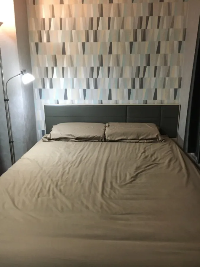 Condo for rent, Lumpini Township, Rangsit Khlong 1, top floor, corner corner, very private Don't miss out on booking
