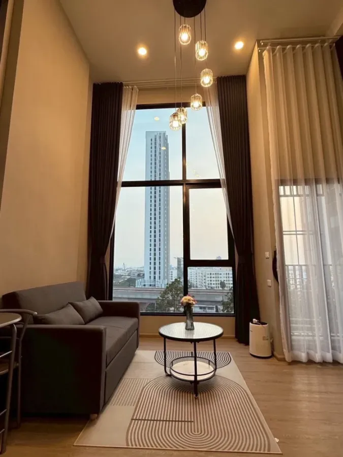 For rent: Origin Plug&Play Nonthaburi Station condo. Nice room, fully furnished with appliances. Just bring your personal belongings and move in!
