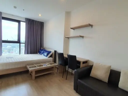 Ideo Q Chula-Samyarn for rent, 16th floor, Studio, beautiful city view. have everything You can just come in.