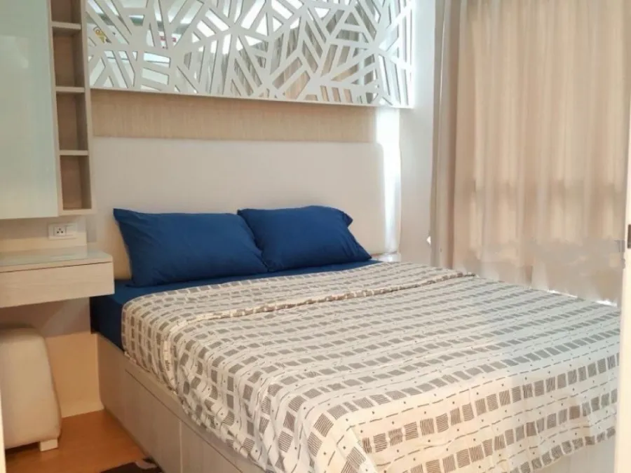 For sale: Lumpini Place Srinakarin-Hua Mak Station, 25th floor, Building A, fully furnished. Reserve now.