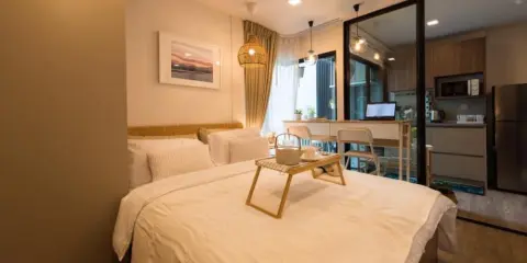 คุณพระ ห้องสวยมากกก ตกแต่งอย่างดี ห้องมุม วิวใน ดีแบบนี้จองด่วน ที่ Kave Town Shift ให้เช่า