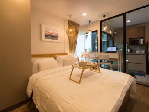 คุณพระ ห้องสวยมากกก ตกแต่งอย่างดี ห้องมุม วิวใน ดีแบบนี้จองด่วน ที่ Kave Town Shift ให้เช่า images