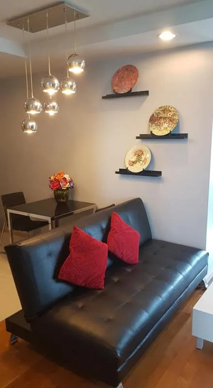 Abstracts Phahonyothin Park for rent, corner room, fully furnished, beautiful, 1 bedroom, 45 sq m. Very big room, like it, hurry up!