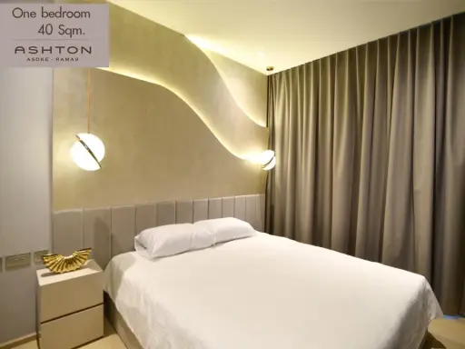 ให้เช่าคอนโด ASHTON ASOKE-RAMA9 ห้องแต่งพร้อมอยู่ บิ้วอินท์อย่างดี ราคาอย่างโดน รีบมาจองเลย อย่าพลาด