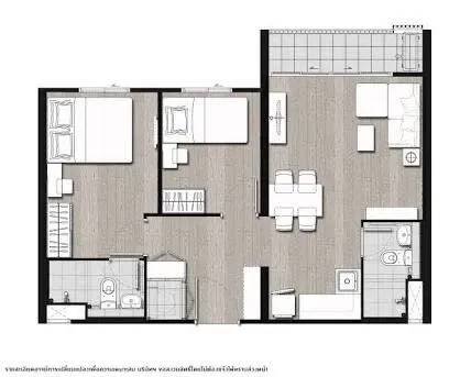 ให้เช่า Plum Condo Central Station ห้องกว้างพื้นที่ใช้สอยเยอะ เฟอร์ครบครัน ทำเลดี เดินทางสะดวก จองเลย