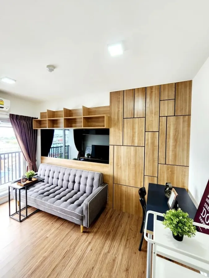 For rent: Notting Hill Sukhumvit-Phraeksa, open view, fully furnished, lots of storage space, urgent