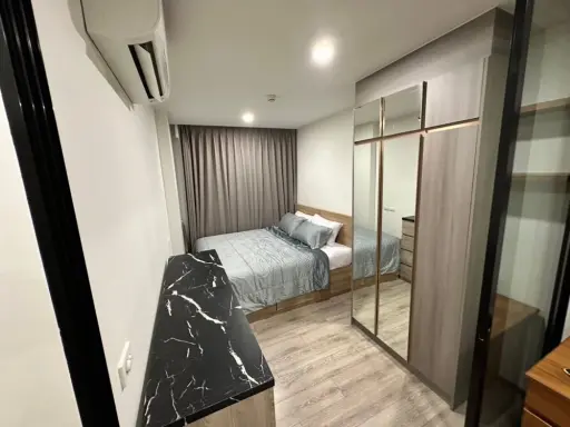 For sale, for rent, Knightsbridge Collage Sukhumvit 107, beautiful room, ready to move in, meets all functional needs, must book.