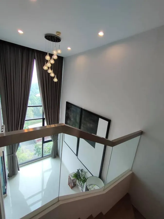 ให้เช่า คอนโด เซล รัตนาธิเบศร์ ห้อง Duplex เพดานสูงโปร่ง โล่งสบาย ราคาไม่แรง จบที่เดียว อย่าพลาด