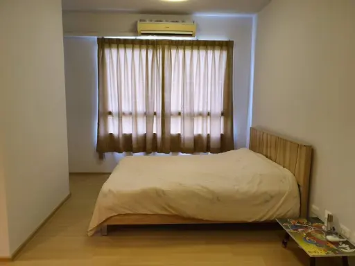 Sale Plum Condo Samakkhi, 2nd floor, studio room, simple decoration. Get the most natural view. Don't miss it. Book now.