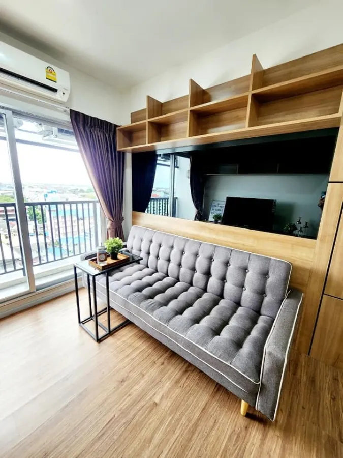For rent: Notting Hill Sukhumvit-Phraeksa, open view, fully furnished, lots of storage space, urgent