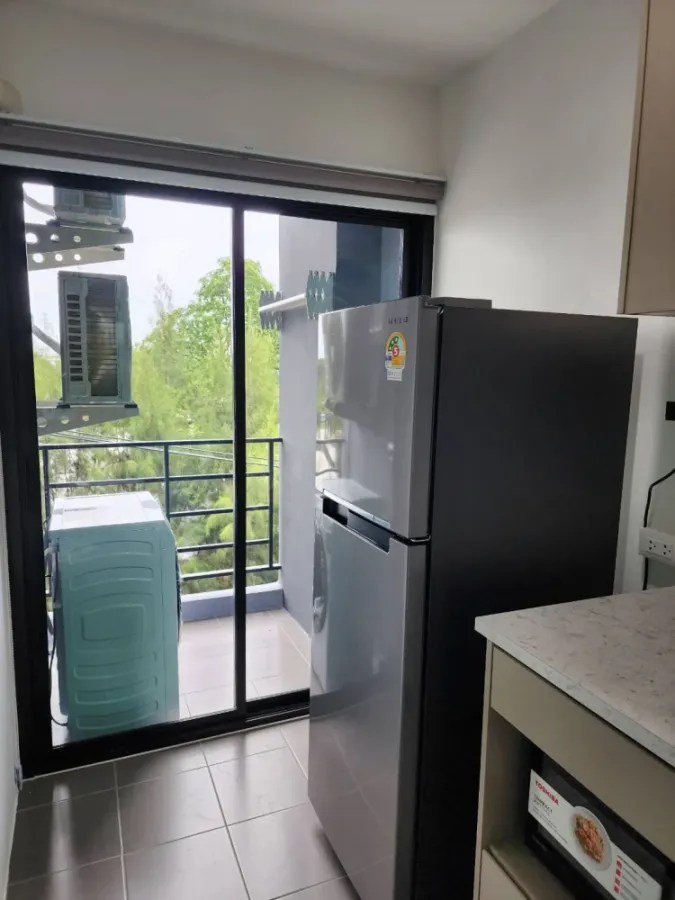 For rent!! The Unite Condo On Nut-Pattanakarn 4th floor, corner room, beautifully decorated room, everything complete in one place, don't miss it!!