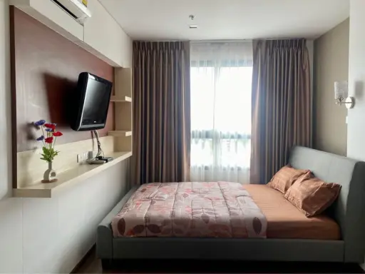 Condo for rent, Ideo Sukhumvit 93, fully furnished. Fully furnished, next to BTS Bangchak, hurry up