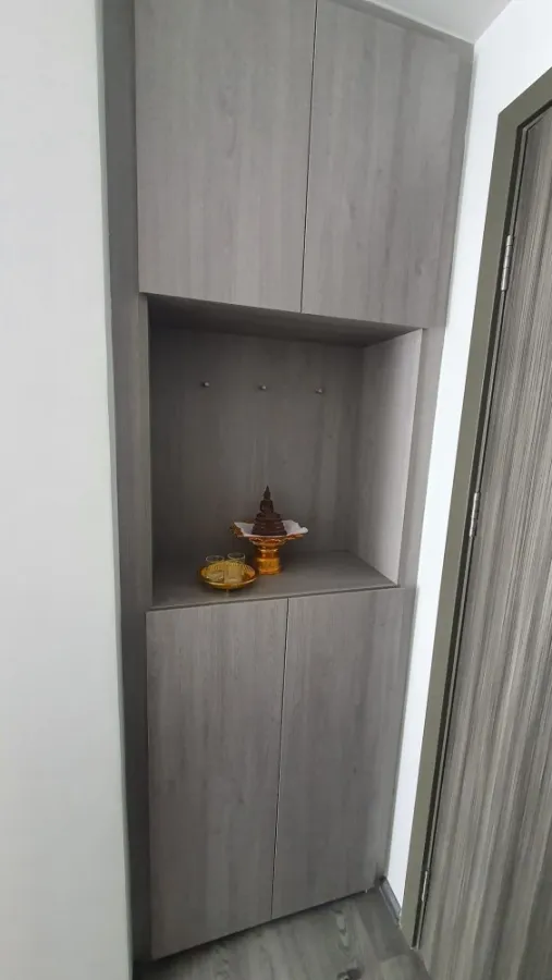 Condo for rent: The Origin E22 Station, 16th floor, high view, room comes with complete amenities.