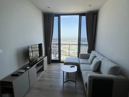 For rent, Oka House Sukhumvit 36, built-in kitchen, in the heart of the city, good view, come but you can move in.
