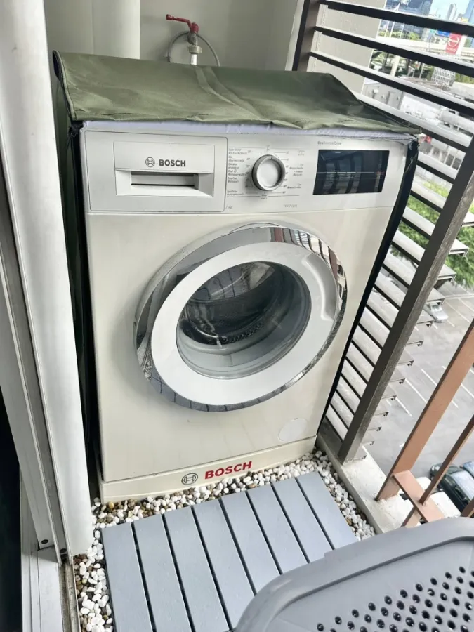 Condo for rent, SYM Vipha Ladphrao, nice room, fully furnished, appliances included, closed kitchen, well-built in, move in now!