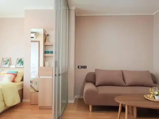 Urgent sale!! Lumpini Condo, Mega City Bangna, 17th floor, Building C, corner room, beautiful room (new renovation), miss it and you will regret it!!
