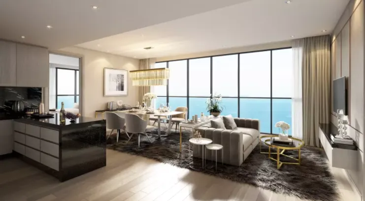 For rent: The Panorama Pattaya (South Pattaya), 8th floor, city view, beautiful room, fully furnished, ready to move in. Interested, hurry and book no