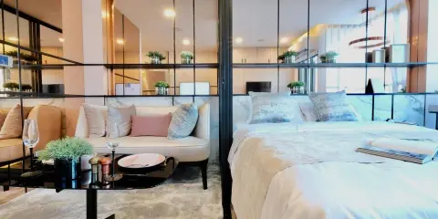 ขาย Atmoz Ratchada-Huaikwang ห้องกั้นเป็นสัดส่วน อยู่เองก็ดี ปล่อยเช่าก็คุ้ม รีบจับจองเลย