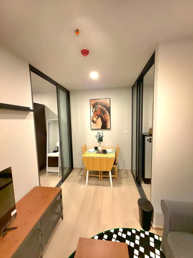 For rent!! Condo Aspire Sukhumvit-On Nut, 10th floor, fully furnished, ready to move in. Reserve now!!