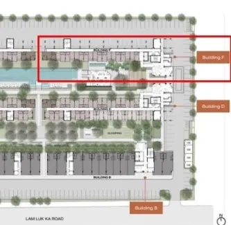 Selling down payment New Cross Khu Khot Station, Building F, 6th floor, good project, nice location, hurry and reserve now, don't wait.