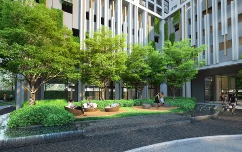 Condo for rent, Lumpini Place Rama 3-Riverine. full set of furniture The center is complete, you need to reserve quickly.