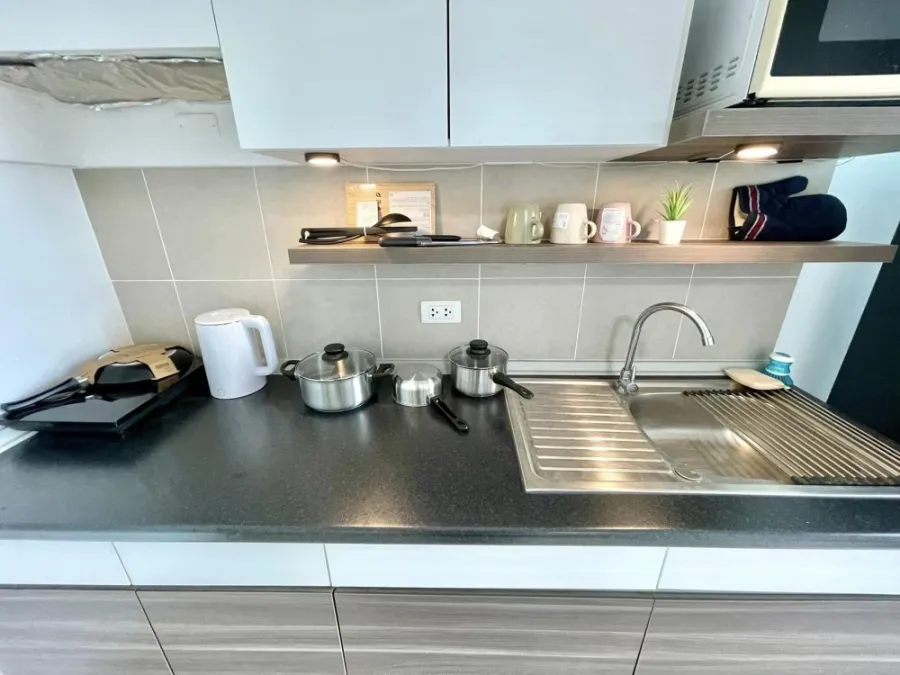 For rent Supalai Vista Sriracha - Laem Chabang Port Intersection, high floor room, open to the breeze all day, book now.
